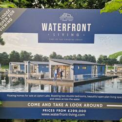 If we had £299,000 to spend on a floating home we'd at least expect an engine!