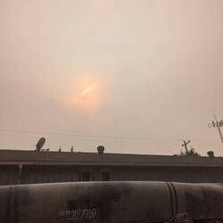 Blick auf die Sonne in Mayo