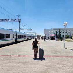 Samarkand train station