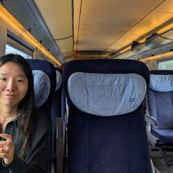 Made it to the right train, can relax now!