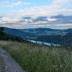 First sight of the lake Diemel
