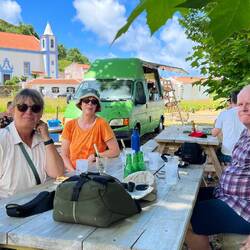 Food truck in Fajazinha, die Rettung