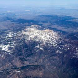 Flying over the Walker Mountain area (according to iPhone) — California.
