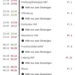 Verspätung...