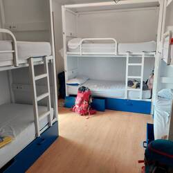 Meine heutige Unterkunft: Albergue Estrella Guía.