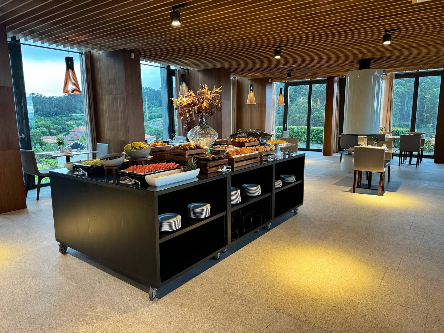 Yummy breakfast buffet at Hotel Posada