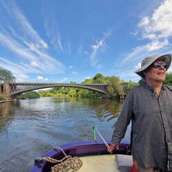 We're really enjoying the wide open aspects while cruising the Severn