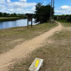 Follow the yellow arrow