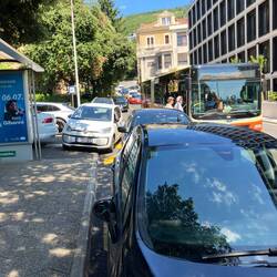 Busbucht, also wänn d'PWs nöd wäred