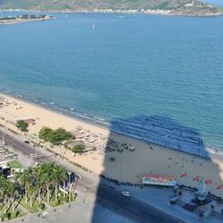 The view, we noticed people only swimming in the shade