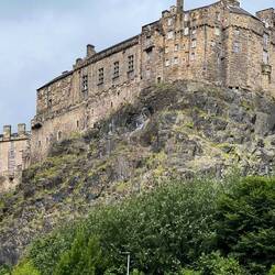 Edinburgh Castle on Castle hill