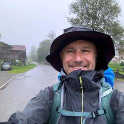 Auf dem Weg nach Adelboden um etwa 07.30 Uhr