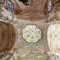 Ceiling shot of the cathedral