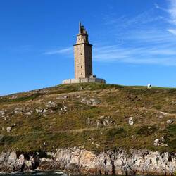Tower of Hercules, oldest functioning lighthouse in the world, first built by the Romans