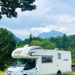Unser Campingplatz im Soča-Tal 🚐🏞️☺️
