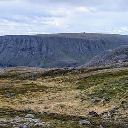 Das mit dem Auto erreichbare Nordkap im Blick