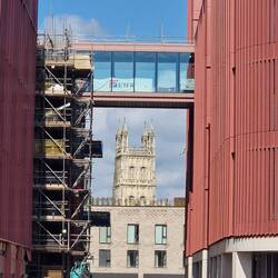 Redevelopment taking place outside the centre