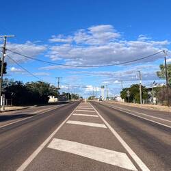 Main road through Camooweal