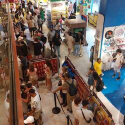 M&Ms Shop über 3 Stockwerke