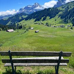 Blick zurück nach Adelboden
