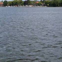 Blick auf das Wannseebad