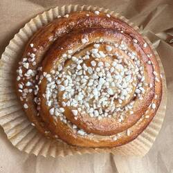 Erste schwedische Zimtschnecke... auch ganz lecker 😋