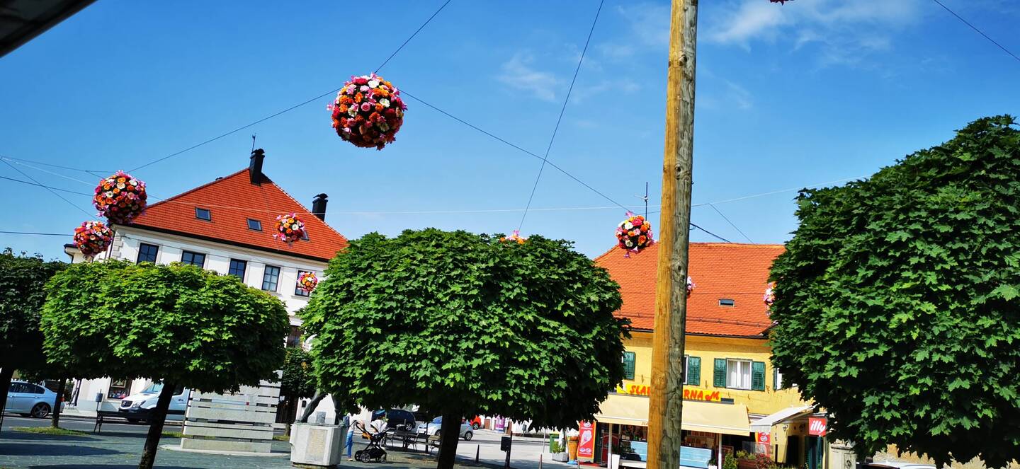 Ort in Slowenien durch den wir gefahren sind.