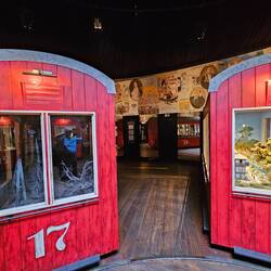 Ein Kabinenmuseum zur Geschichte des Praters und des Riesenrades