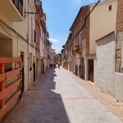 Straße ins historische Zentrum.