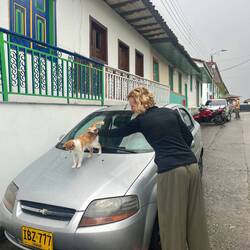 Lisa wieder mal am Arbeiten 😂