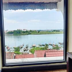 The view from our hotel room
