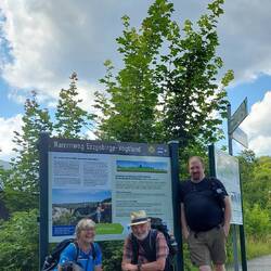Trailhead Kammweg in Geising!