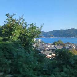 Zugfahrt nach Itō