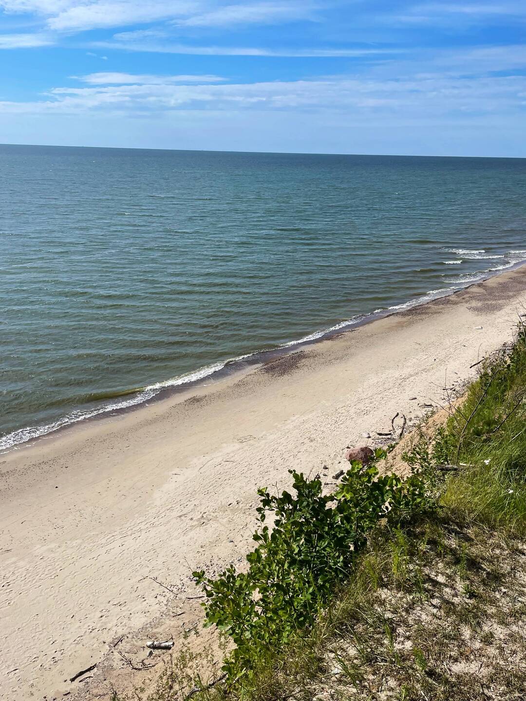 So sieht's hier aus am Strand
