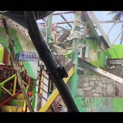 die reste der Bar des Bob Marley Fans