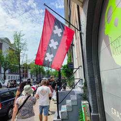 The flag of Amsterdam