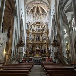Das Innere der Kirche San Pedro. Außen wird sie leider gerade restauriert.
