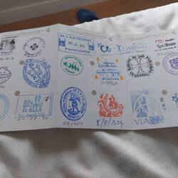 So viele Stempel habe ich bereits gesammelt. Da es noch mehr werden, habe ich einen zweiten Pass.