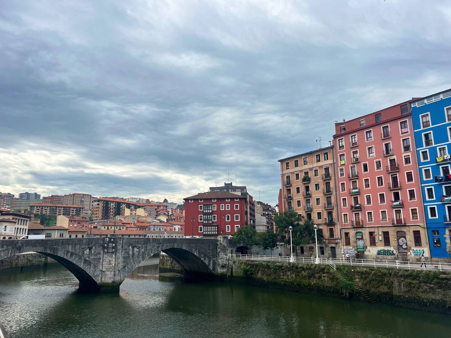 One of the oldest bridges in Bilbao