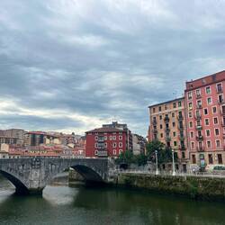 One of the oldest bridges in Bilbao