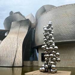 The outside terrace of the museum