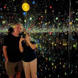 Beautiful Kusama infinity room