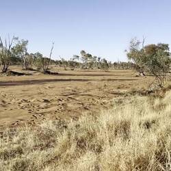 Dry river bed
