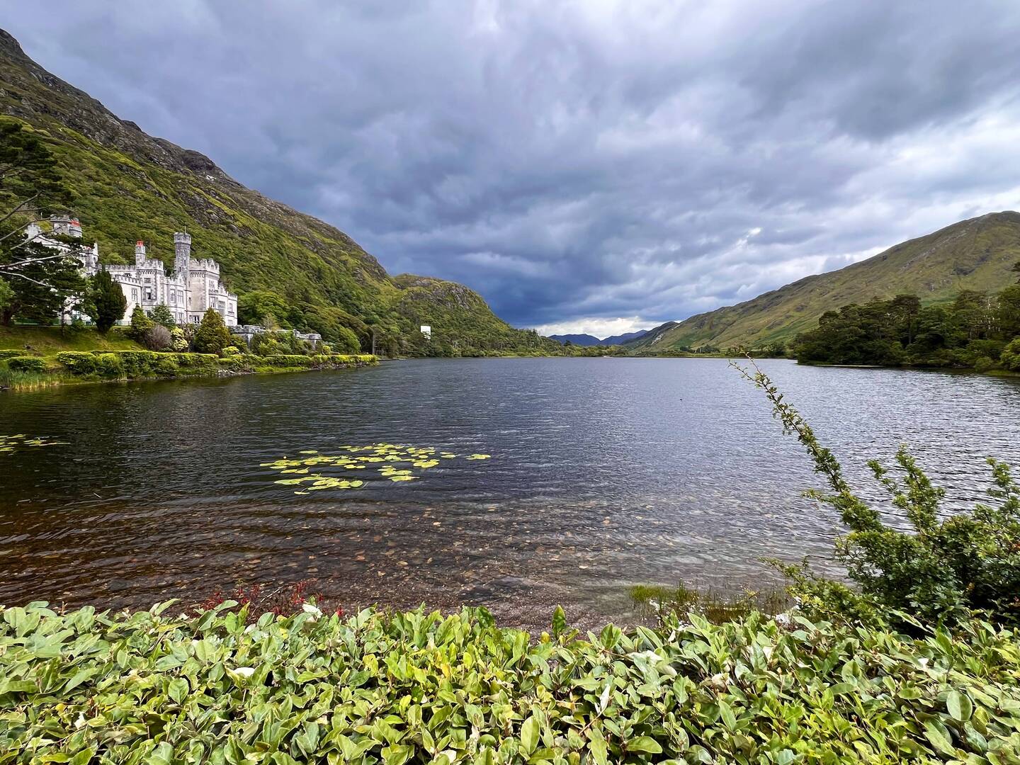 Looking up the Lake in front of the Abbey - Nice view!