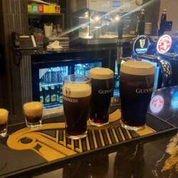 Yes, I came to the bar. My Guinness is on the right. Can't believe they serve Half Pints.