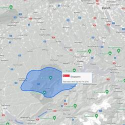 Die grösse von Singapore im vergleich zum Entlebuch