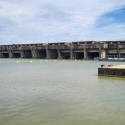 Die U-Boot -Bunker konnte man leider nicht von innen besichtigen