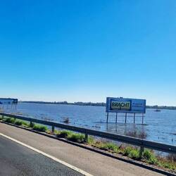 Eigentlich sollte hier kein Wasser sein... (Porto Alegre)