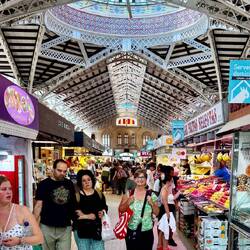 The Central Market is the largest in Spain. We had a great time exploring it.