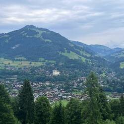 Blick zurück nach Gstaad